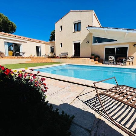 Annexe Des Pins - Studio Gite Avec Piscine & Climatisation Villeneuve-lès-Béziers Εξωτερικό φωτογραφία
