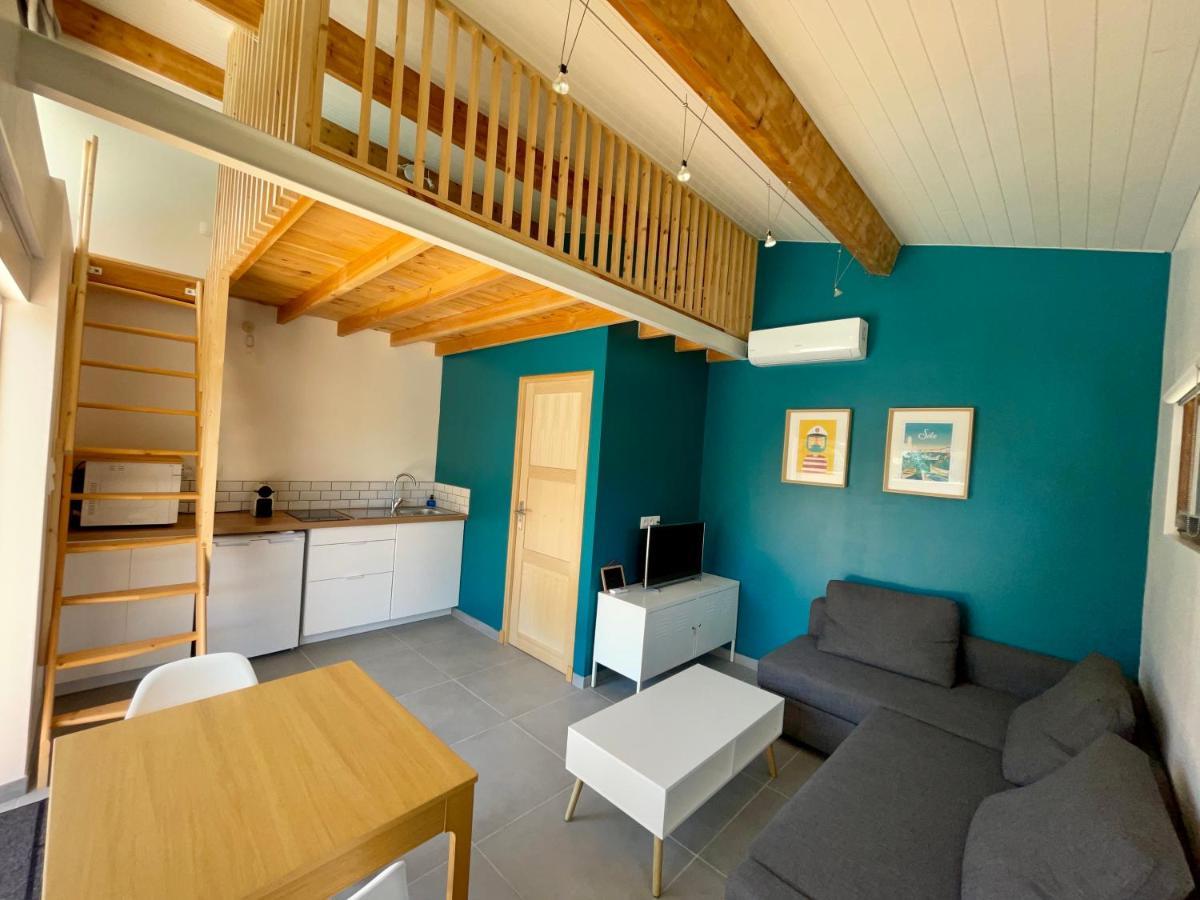 Annexe Des Pins - Studio Gite Avec Piscine & Climatisation Villeneuve-lès-Béziers Εξωτερικό φωτογραφία