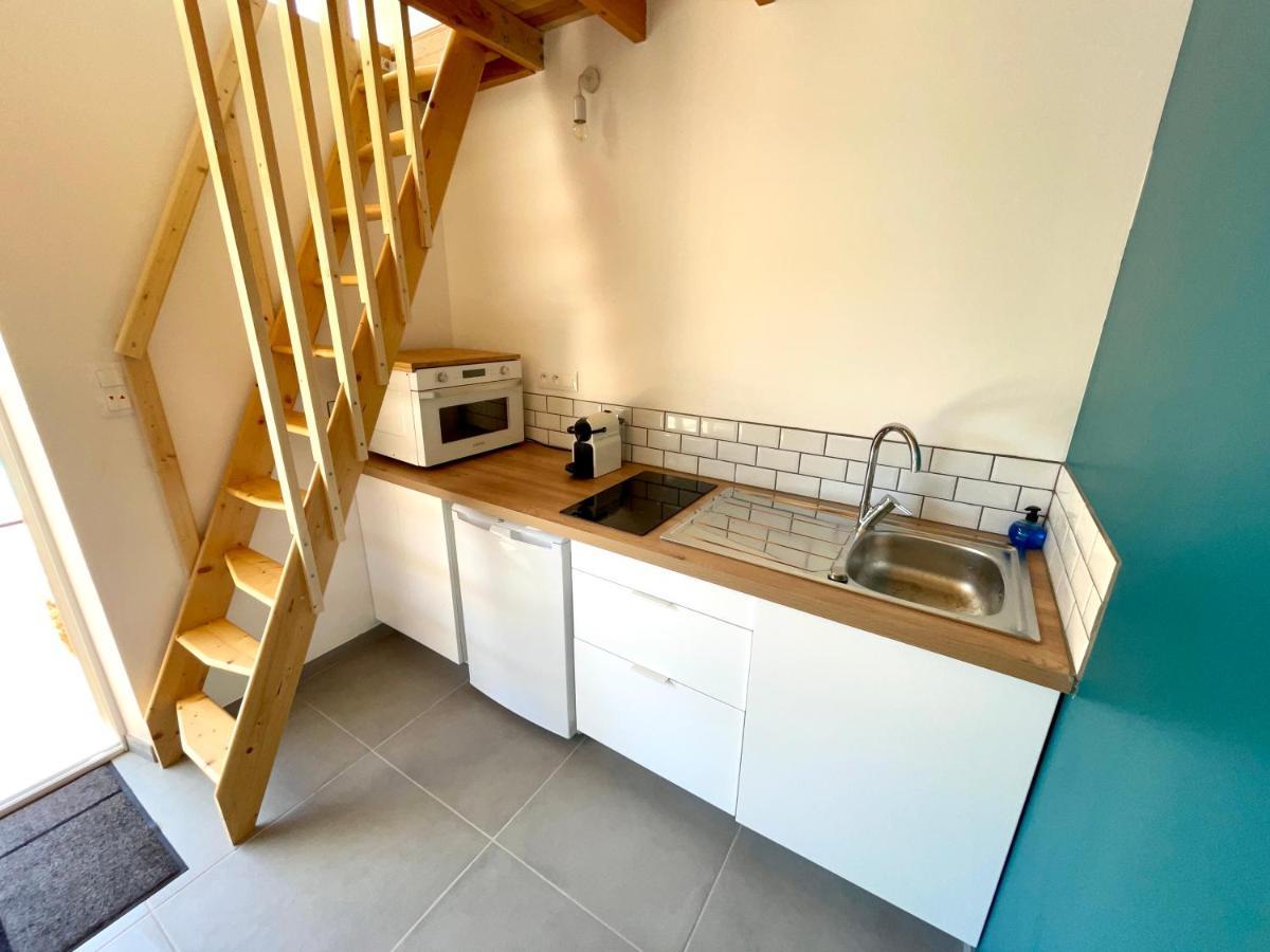 Annexe Des Pins - Studio Gite Avec Piscine & Climatisation Villeneuve-lès-Béziers Εξωτερικό φωτογραφία